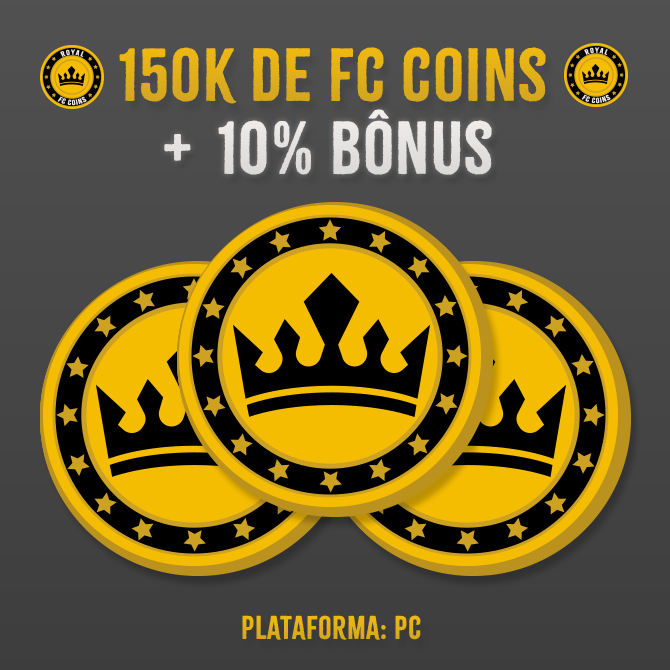 150K Coins para EA Sports FC 25 + 10% Bônus! - PC