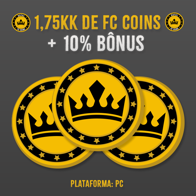 1,75KK Coins para EA Sports FC 25 + 10% Bônus! - PC