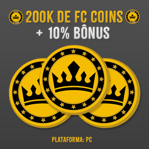 200K Coins para EA Sports FC 25 + 10% Bônus! - PC