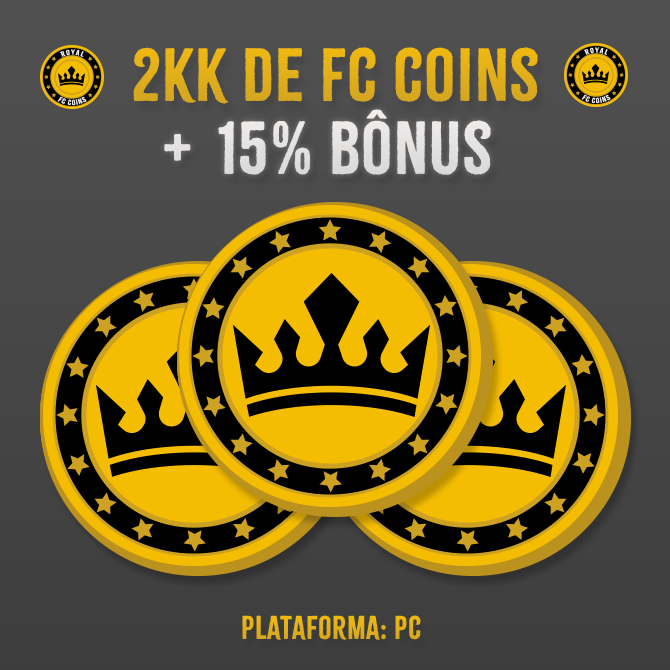 2KK Coins para EA Sports FC 25 + 15% Bônus! - PC