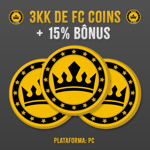 3KK Coins para EA Sports FC 25 + 15% Bônus! - PC