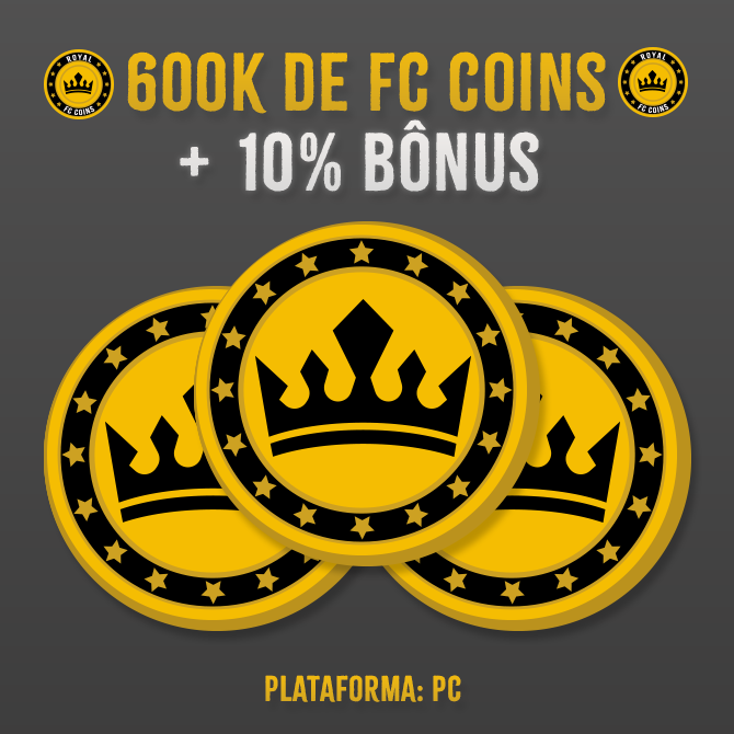 600K Coins para EA Sports FC 25 + 10% Bônus! - PC