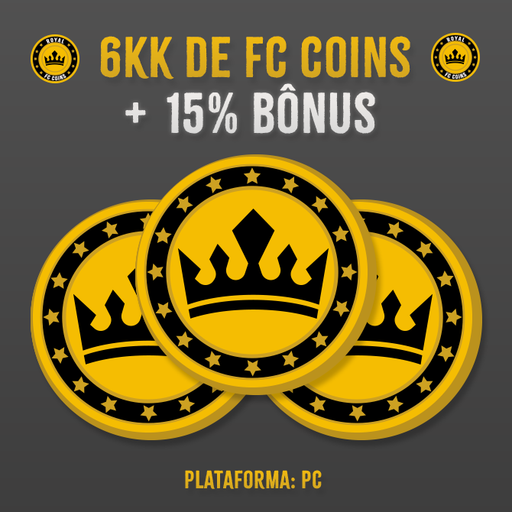 6KK Coins para EA Sports FC 25 + 15% Bônus! - PC