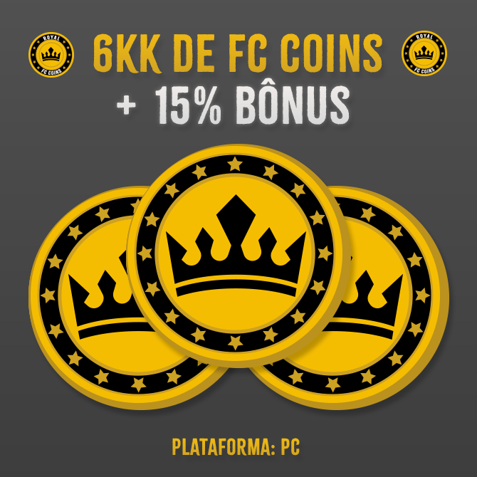 6KK Coins para EA Sports FC 25 + 15% Bônus! - PC