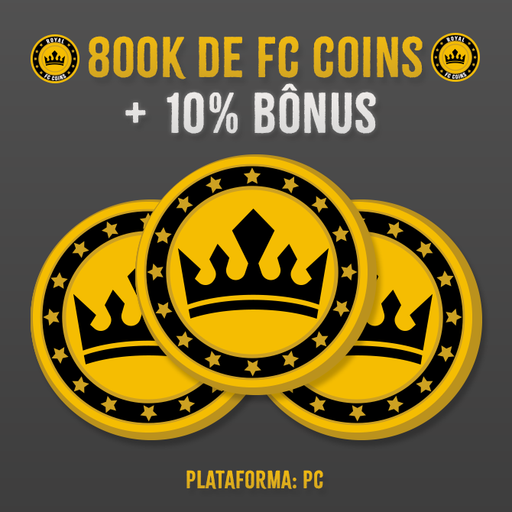 800K Coins para EA Sports FC 25 + 10% Bônus! - PC