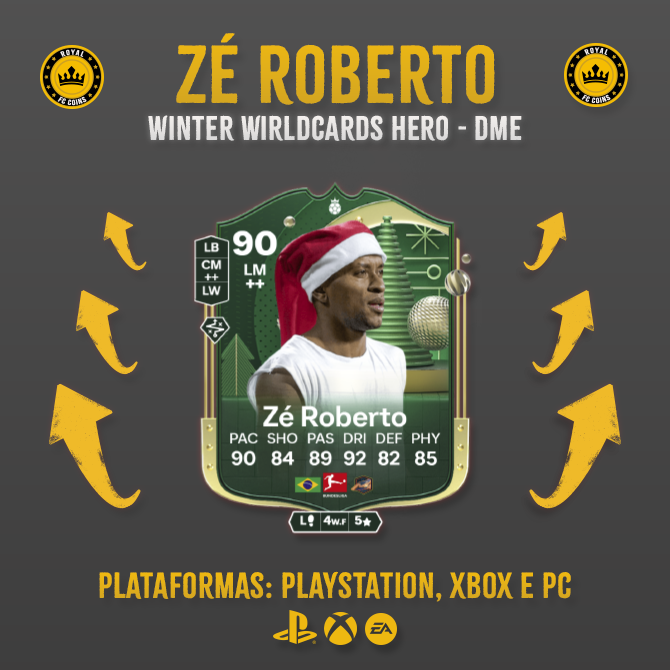 Zé Roberto (Winter Wildcards Hero): Resolução de DME - PlayStation, Xbox e PC